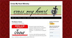 Desktop Screenshot of crossmyheartministry.com